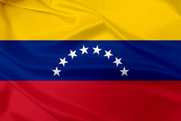 Foto vlag van venezuela vliegend effect