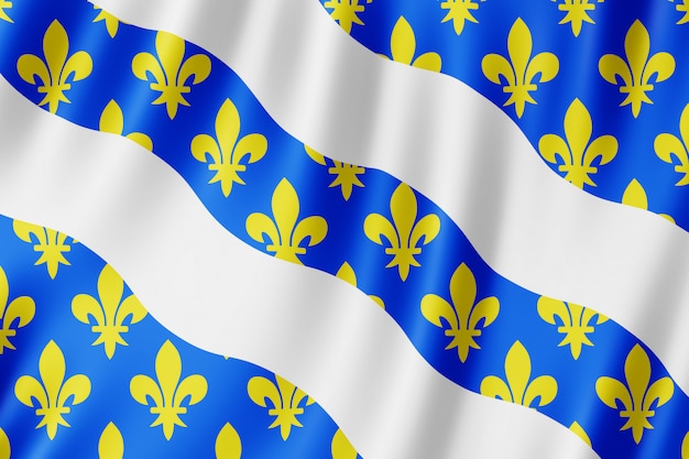 Vlag van Yvelines, Frankrijk