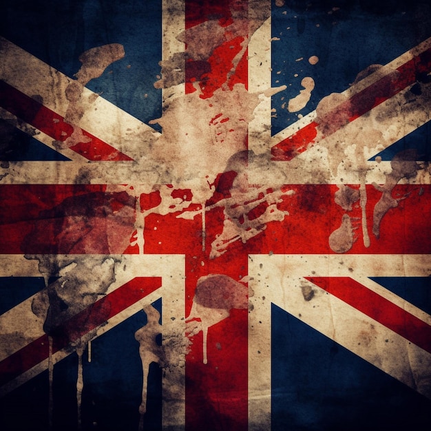 Vlagbehang van het Verenigd Koninkrijk