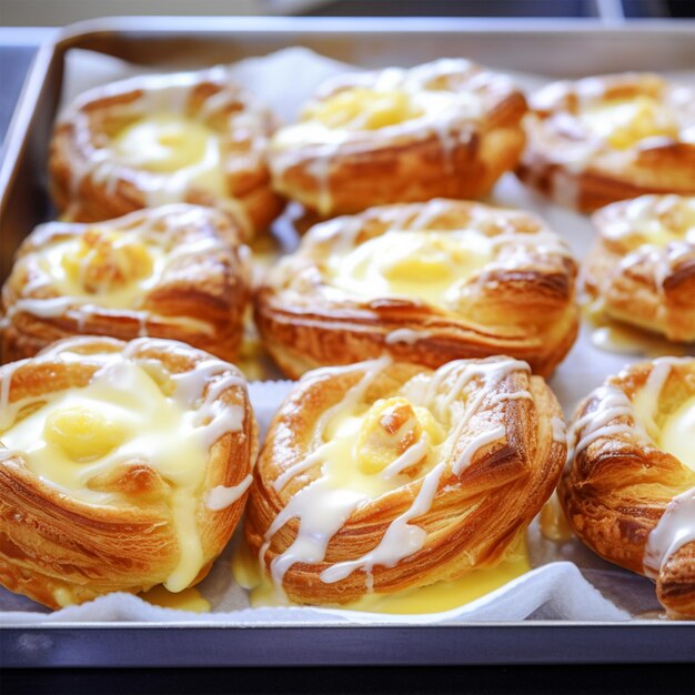 Vlagebakjes in Bakkerij