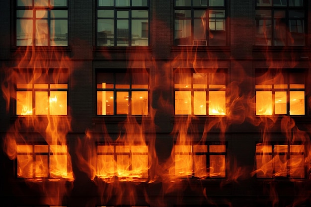 Foto vlammen weerspiegeld in de ogen van een persoon