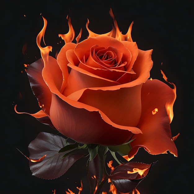 Vlammende rozenkunst