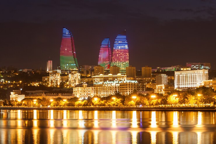 Vlamtorens in Baku