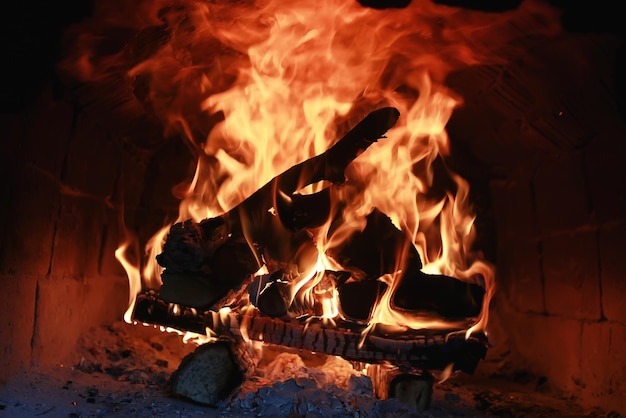 Vlamvuur in de oven