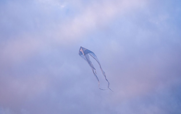 Foto vliegerfestival vliegers in de lucht een spektakel wind is als een kracht luchtobjecten verschillende vormen een prachtig gezicht aerodynamica object in de lucht vakantie op het strand