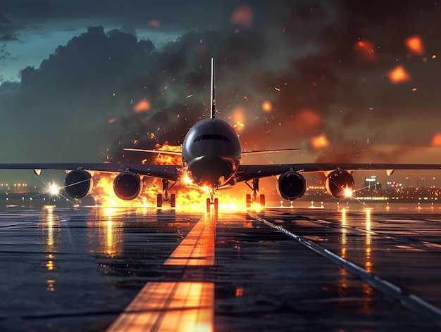 Vliegtuigbrand