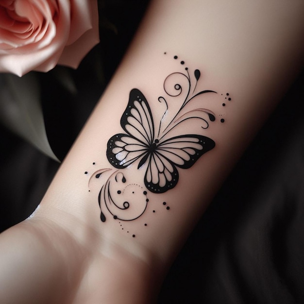 vlinder tatoeage ontwerp