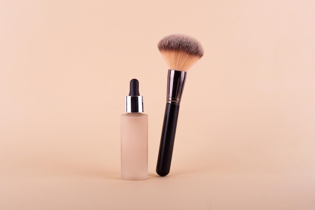 Vloeibare foundationcrème merkloze fles make-upborstel Gezichtscorrectie vloeibare concealer toon bb cc