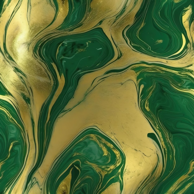 vloeibare witte oranje gouden groene FULL HD achtergrond iquid marmerende verf textuur achtergrond vloeistof pai