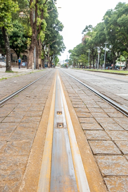 VLT-rails in het centrum van Rio de Janeiro