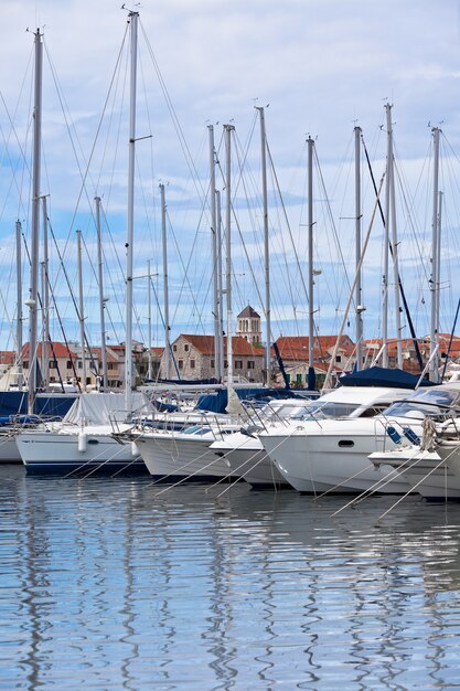 Vodice, Croatia, Marina view