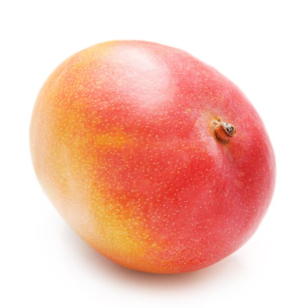 Voedsel Heerlijke mango op een witte achtergrond