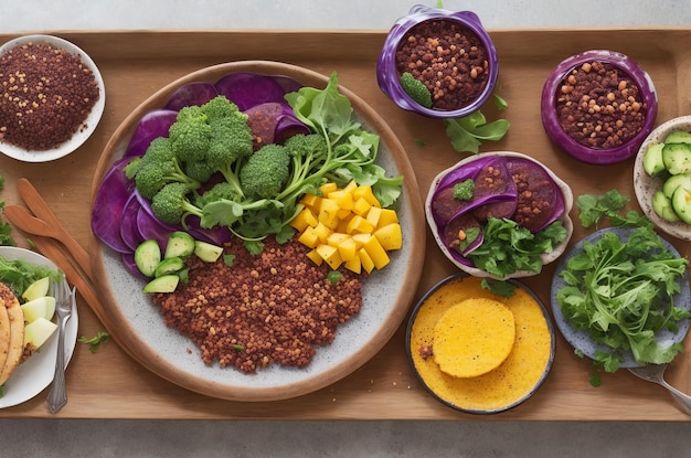 Voedsel met een hoog gehalte aan vitaminen, mineralen en antioxidanten