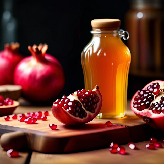 Voedsel van het Joodse nieuwjaar Rosh Hashana