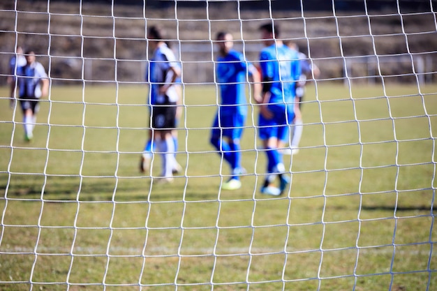 Voetbal- en voetbaldoelnet