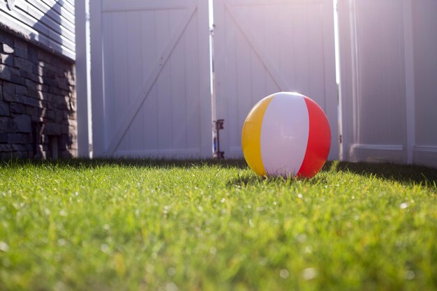 Voetbal op het veld