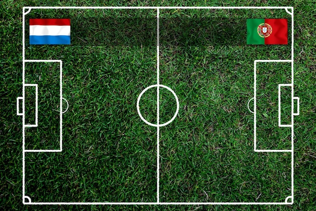 Voetbalbekercompetitie tussen het nationale Nederland en het nationale Portugees