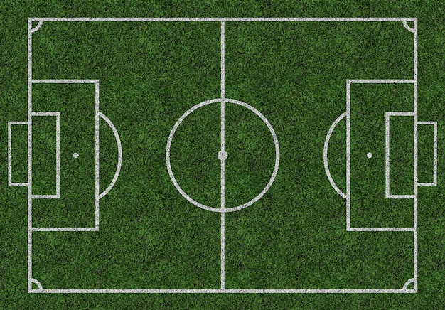 Voetbalveld Bovenaanzicht Voetbalveld