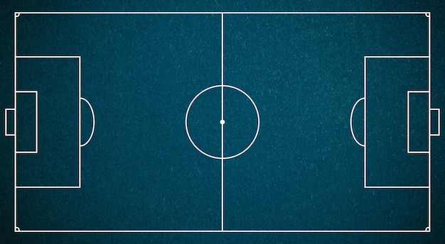 Voetbalveld concept