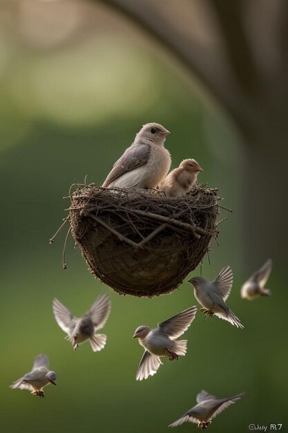 Photo vogel haussperling