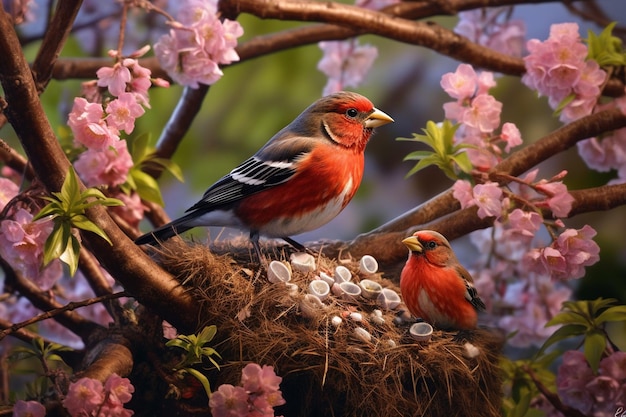 Vogel in de natuur