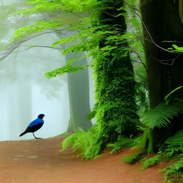 Vogel in het bos