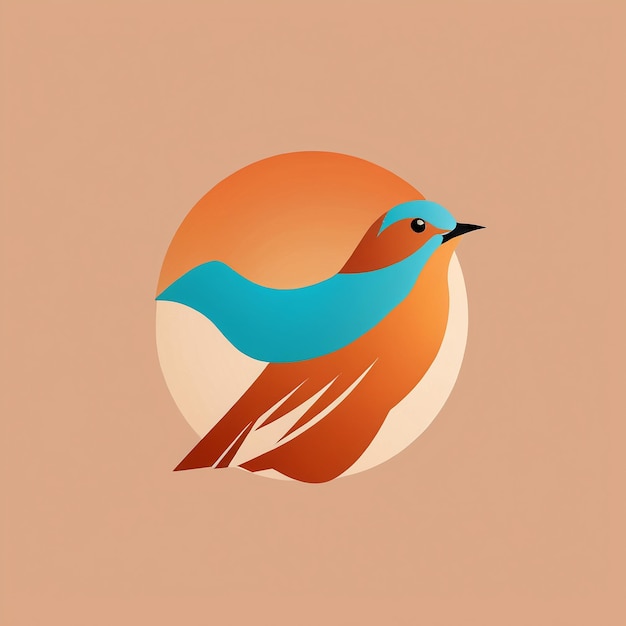 Foto vogel logo vogel symbool een vogel logo