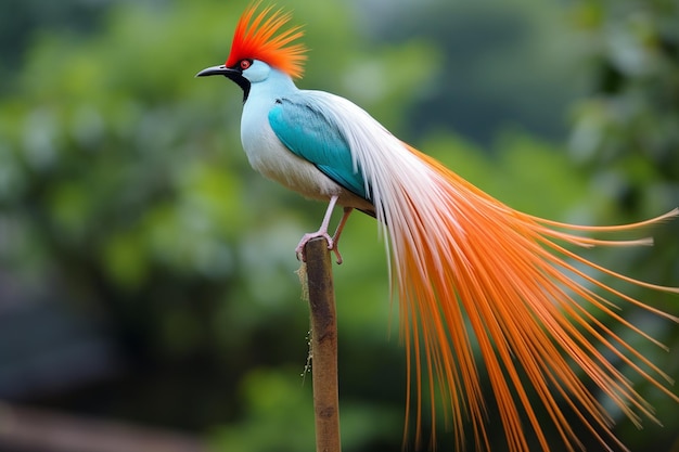 Vogel van het paradijs de prachtige vogel van het paradijs