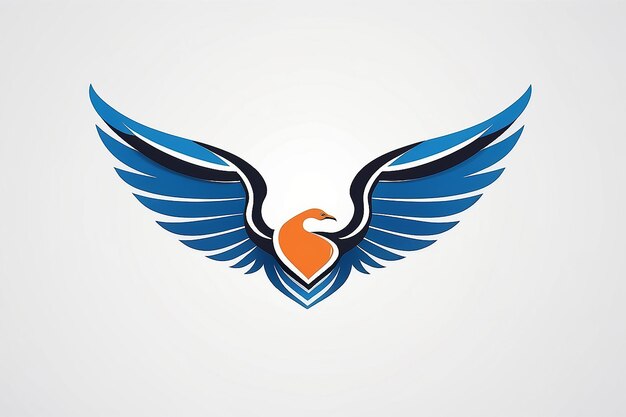 Vogelvleugels logo vector sjabloon