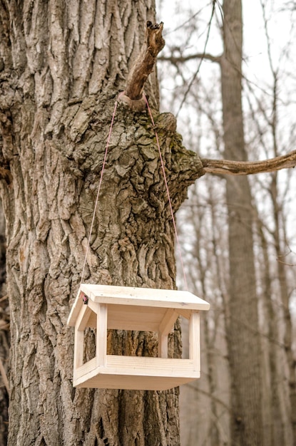 Vogelvoeders boomhut voor de vogels