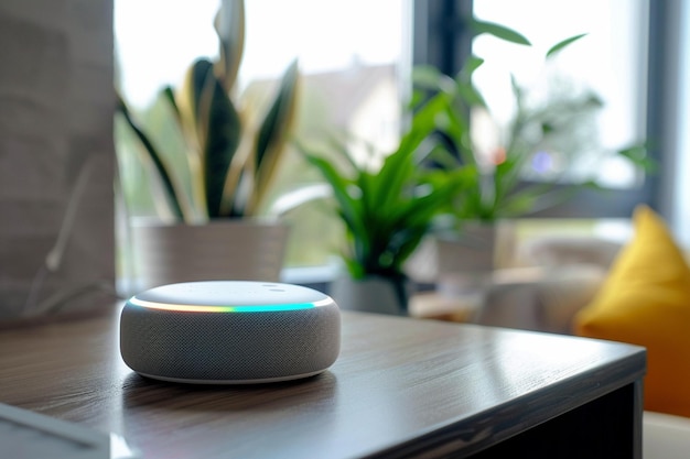 A voice authentication system on a home assistant generative ai