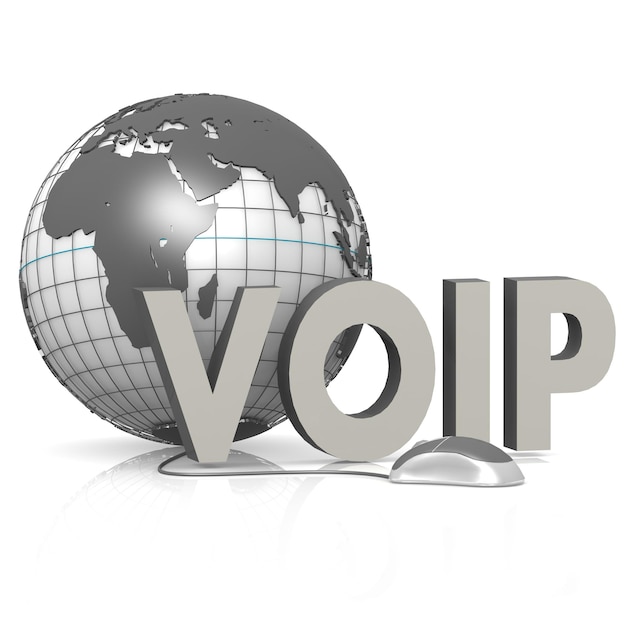 VOIP глобус и мышь