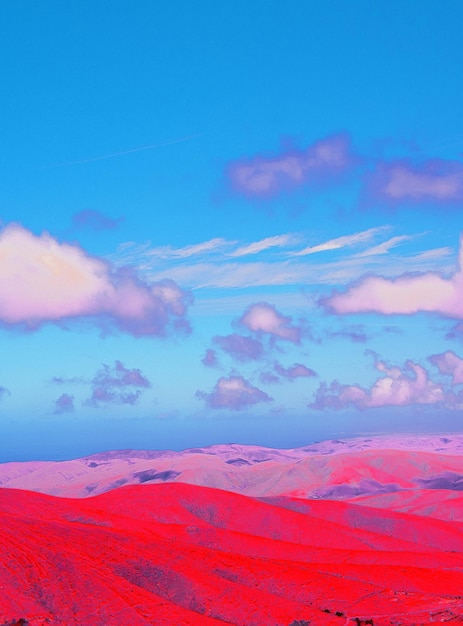 화산 사막 초현실적 인 풍경 엽서 인쇄에 이상적 전화 케이스 인쇄 tshirts 카나리아 제도 Fuerteventura 세련된 자연 시각적 영혼 벽지