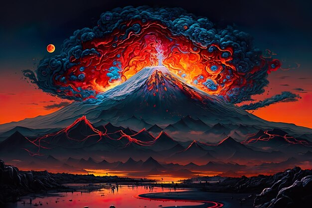 Volcanic landscape