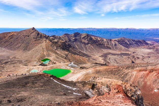 Foto paesaggio vulcanico