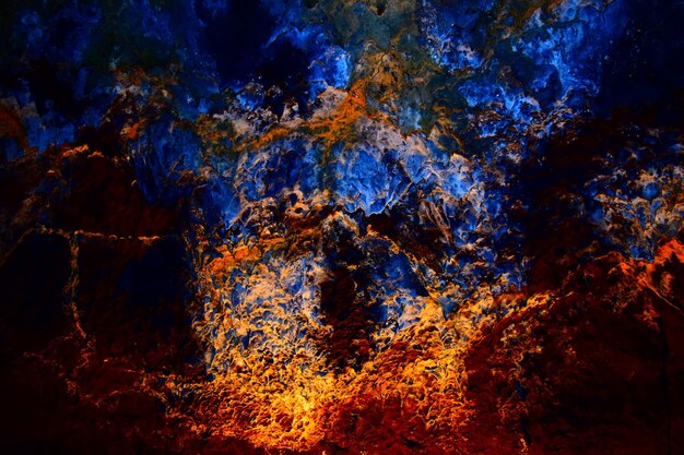 Volcanic  tube texture, colorful abstract