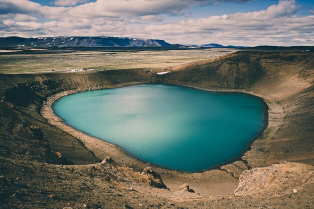 Volcano crater Viti