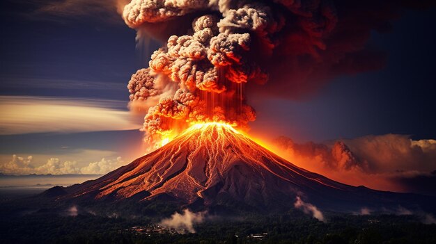 世界で最も高い火山です