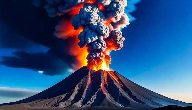 Photo volcano is the highest volcano