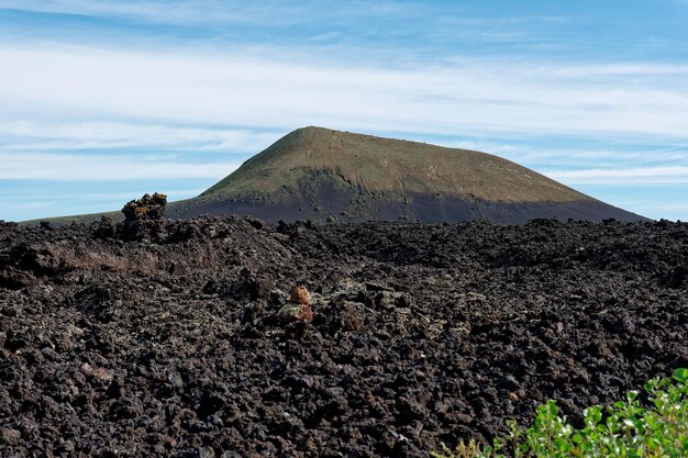 A volcano near masdache lanzarote