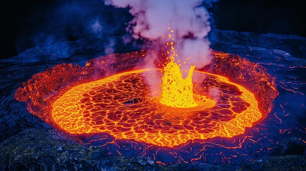 Photo volcano photography