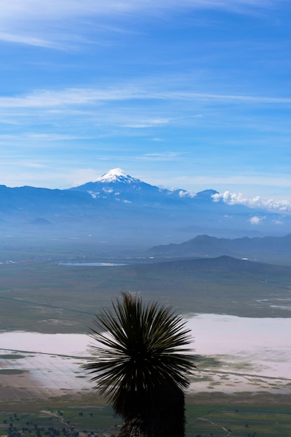 Volcano pico de orizaba the highest mountain in Mexico, the Citlaltepetl