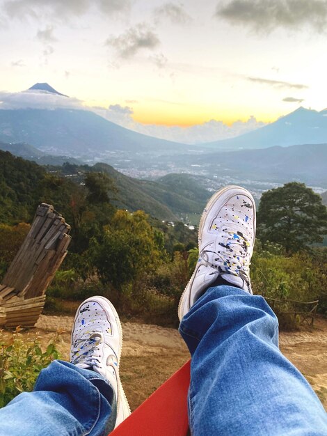 Volcano shoe nature