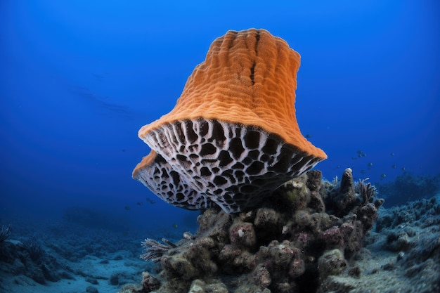 Photo volcano sponges such as the giant barrel and great vase belong to phylum porifera they are frequentl