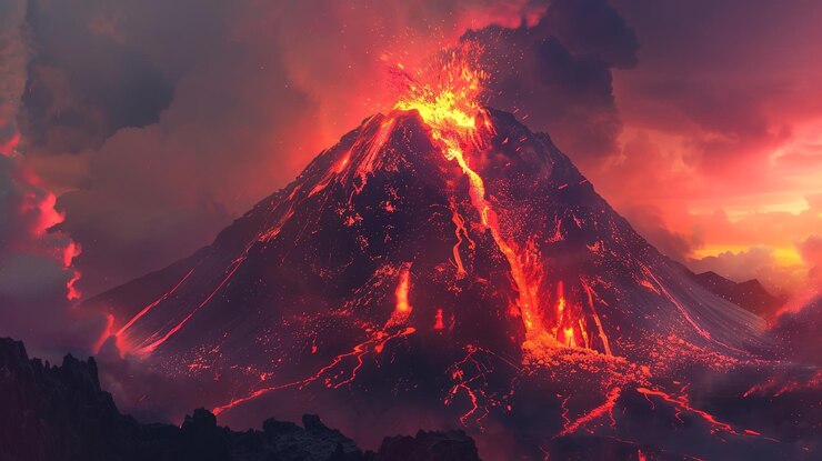 Photo 火山の壁紙