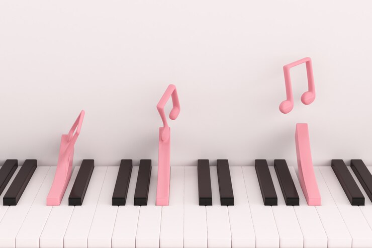 Volgorde van muzieknoot transformatie concept