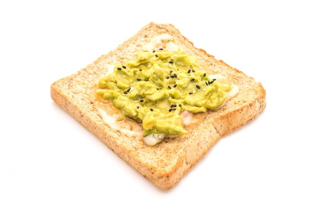 volkoren brood toast met avocado