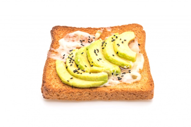 volkoren brood toast met avocado