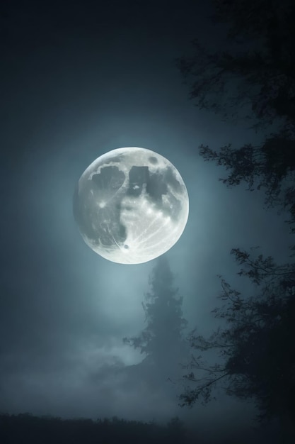 Volle maan om middernacht