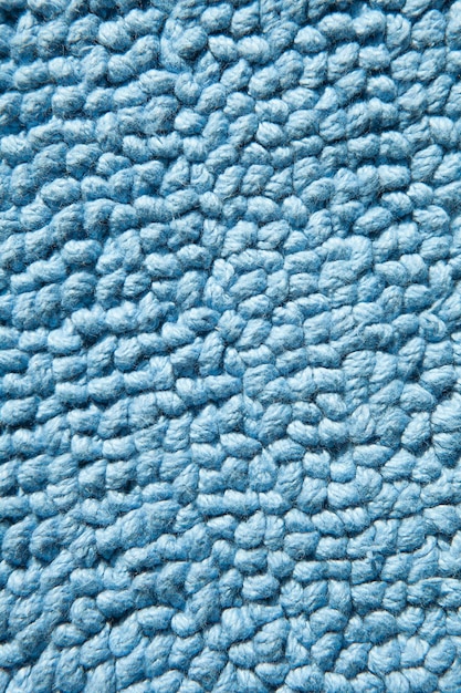 Volledig platte blauwe katoenen textuur